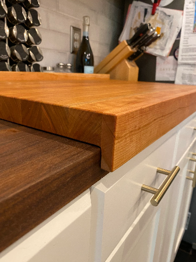 Mountain Cherry Pastry Board, Dough Board, Large Over Counter Cutting -  billscustombuilds