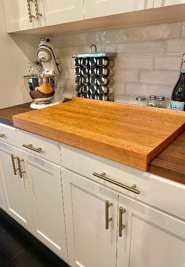 Cutting Board Over Stove 