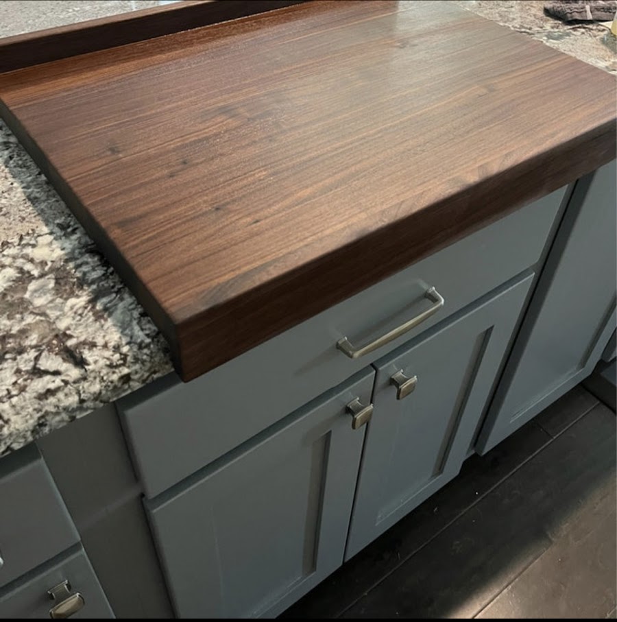Walnut Pastry Board, Large Over Counter Cutting Board