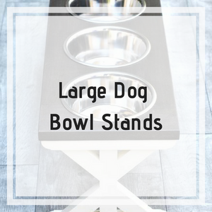 Large Dog Bowl Stands