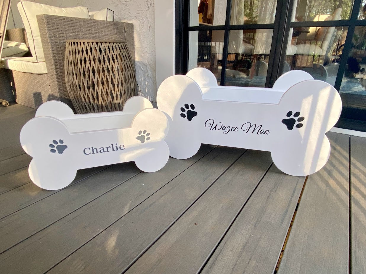 Personalized Dog Toy Box - billscustombuilds