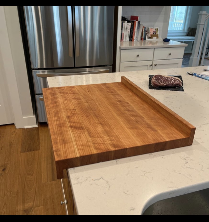 Mountain Cherry Pastry Board, Dough Board, Large Over Counter Cutting -  billscustombuilds