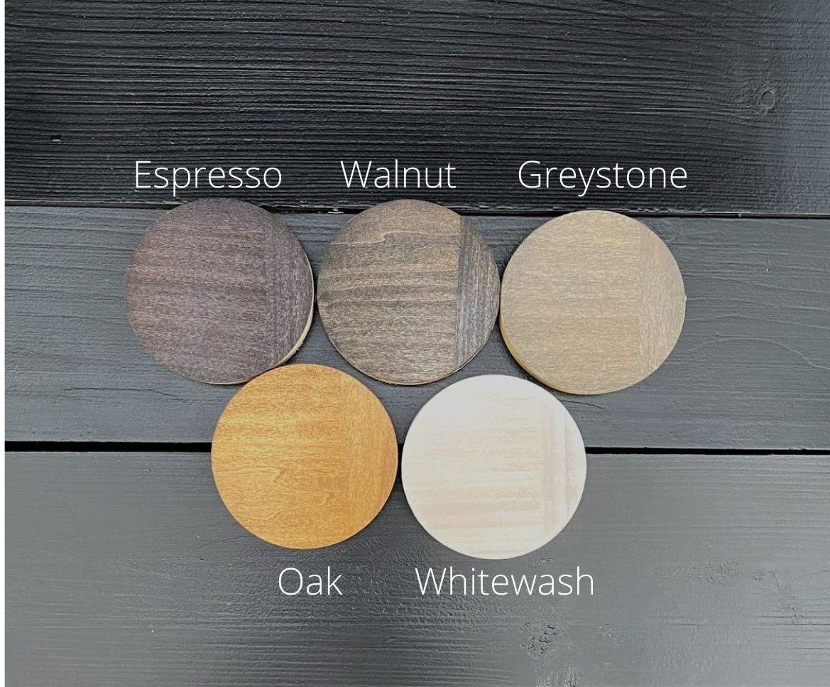 Small Elevated Dog Bowl Stand - Trestle Farmhouse Table Two Bowl Stand