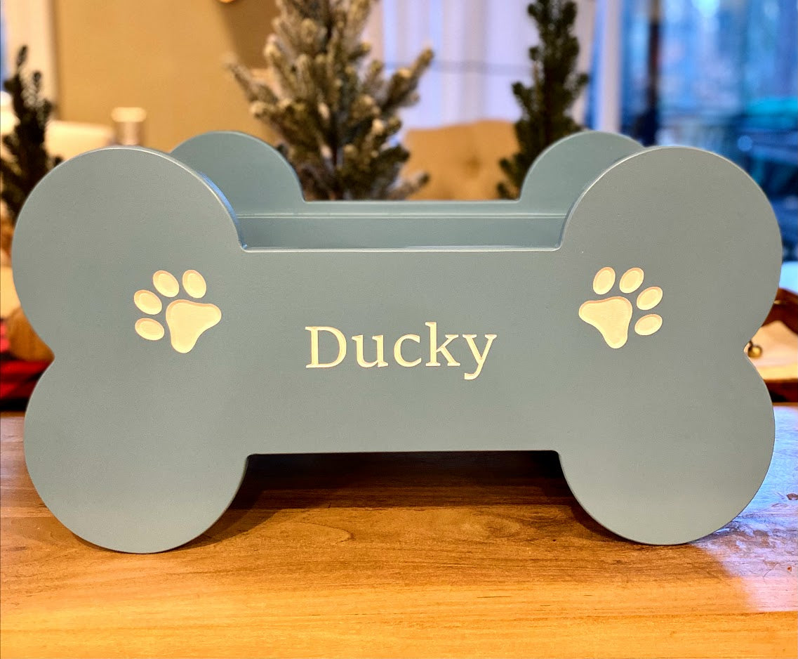 Personalized Dog Toy Box - billscustombuilds