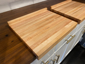 Maple Pastry Board, Bread Dough Board with Double Countertop Notch