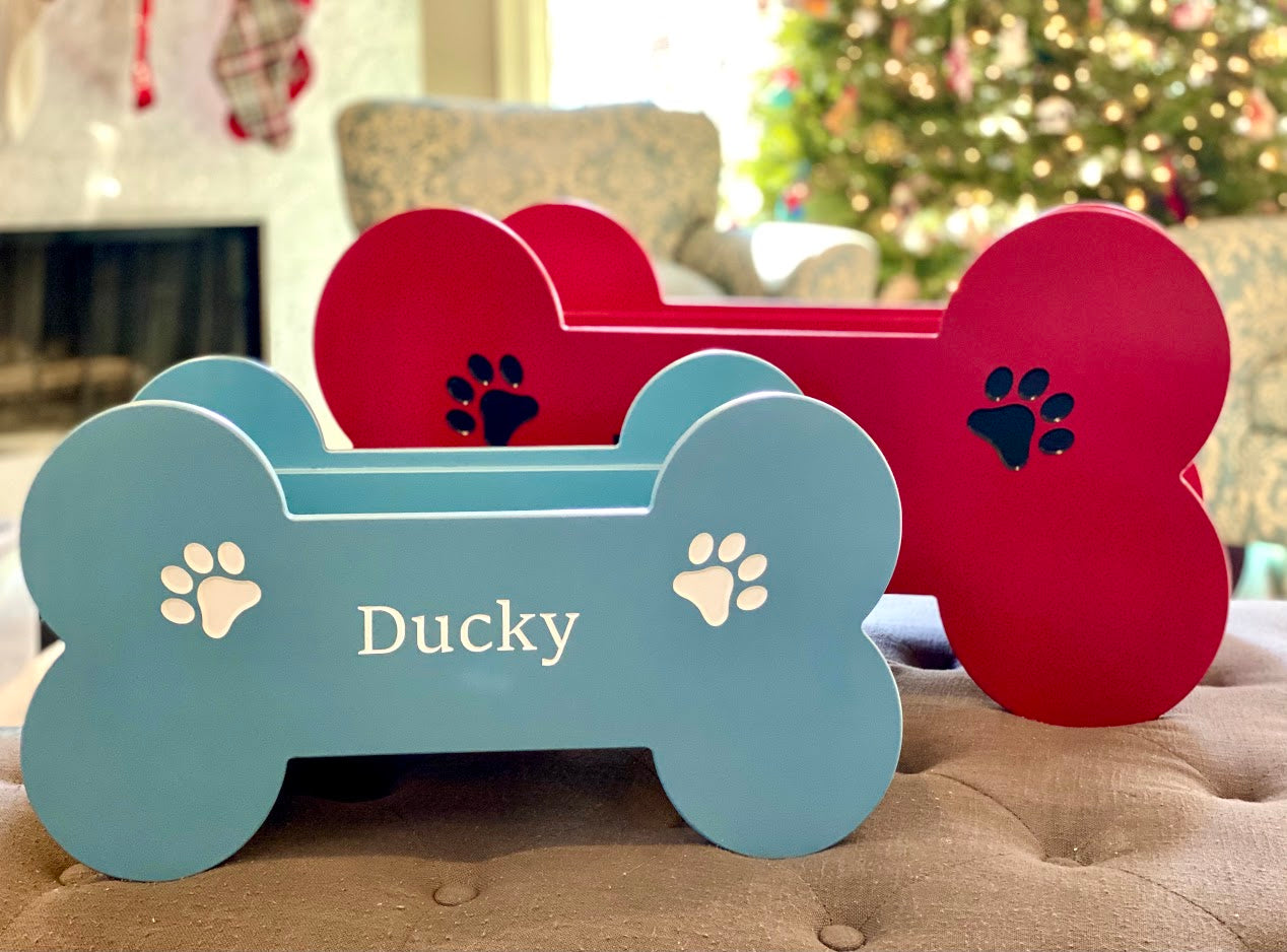 Personalized Dog Toy Box - billscustombuilds